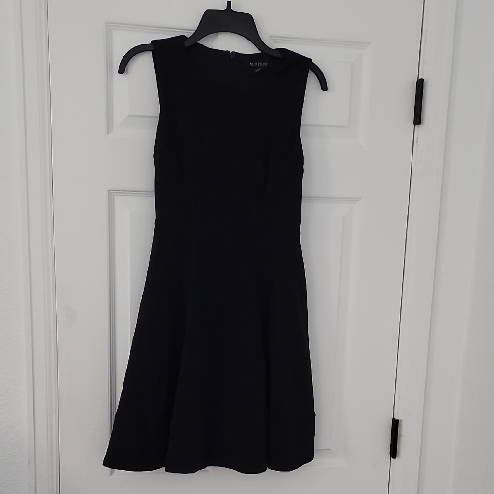 White House Black Market Elegant Black Mini Dress